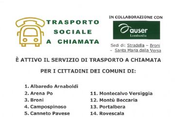 Servizio di trasporto a chiamata per i cittadini