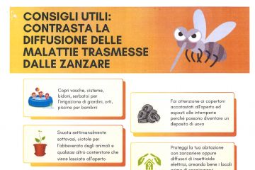 Misure di lotta per il contenimento delle ZANZARE